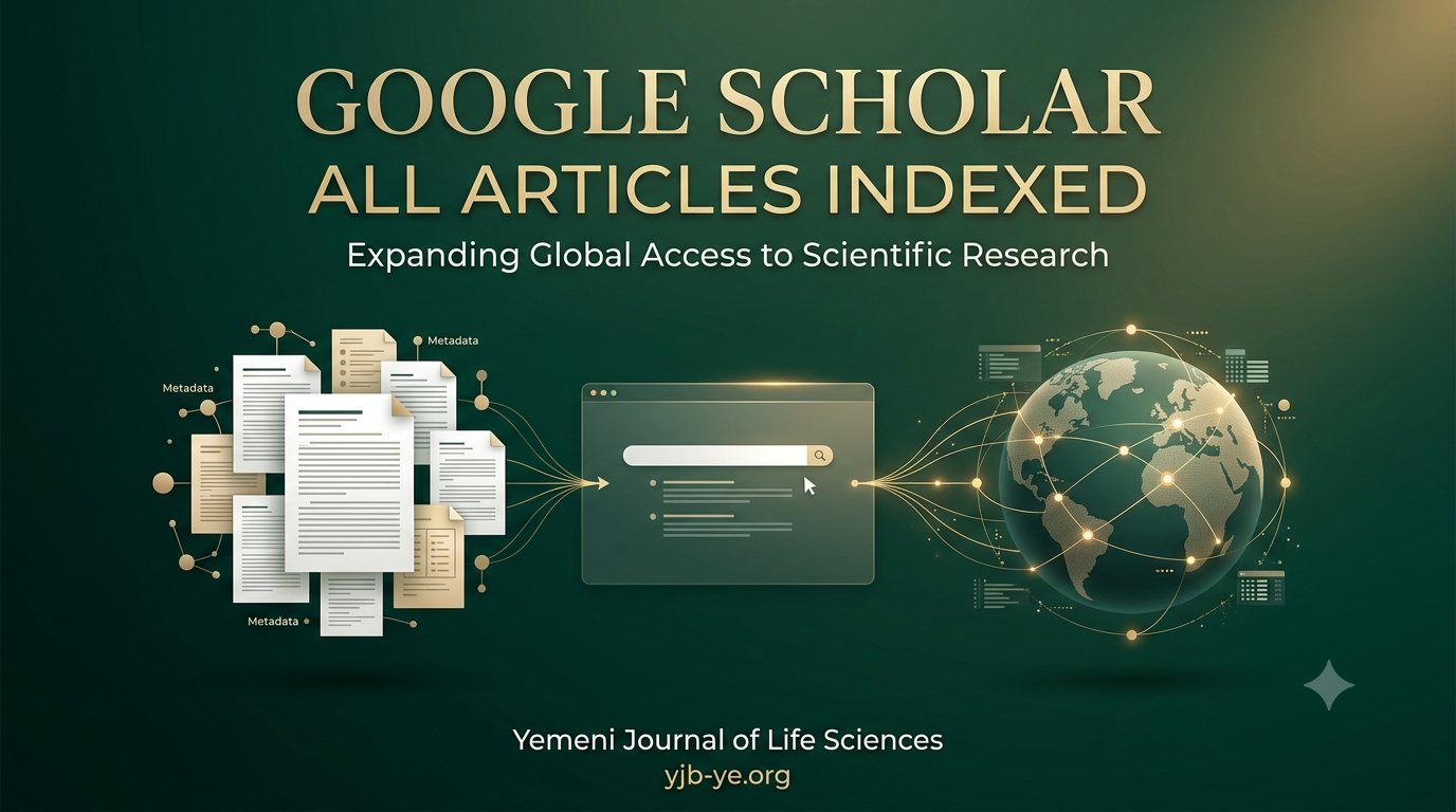 Yemeni Journal of Life Sciences articles indexed in Google Scholar